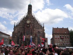 Pokalsieger 1.FC Nürnberg Empfang am Hauptmarkt